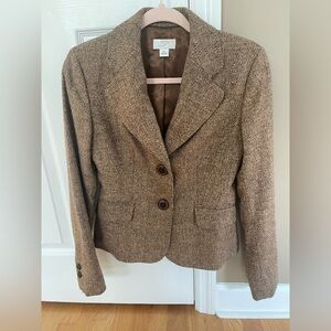 LOFT Women's Tan Blazer Jacket